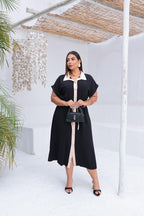 Chemise Plus Size Bicolor - Tecido Sensorial